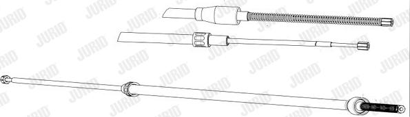 Jurid 433102J - Trose, Stāvbremžu sistēma www.autospares.lv