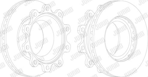 Jurid 569020J - Bremžu diski autospares.lv