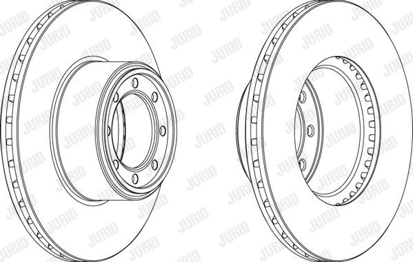 Jurid 569195J - Bremžu diski www.autospares.lv