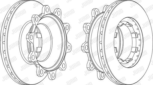 Jurid 569147J - Bremžu diski autospares.lv