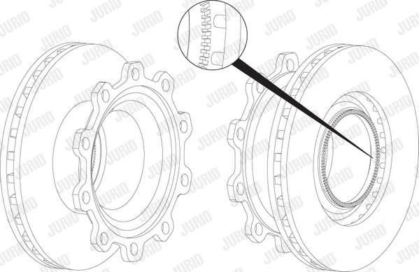 Jurid 569152J - Bremžu diski autospares.lv