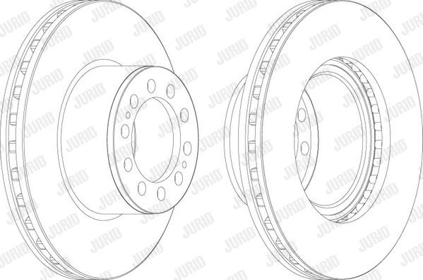 Jurid 569160J - Bremžu diski www.autospares.lv