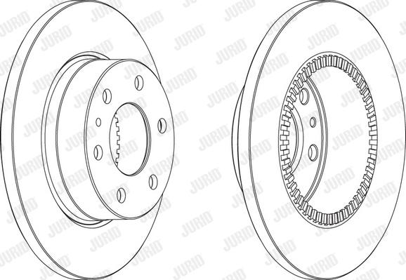 Jurid 569163JC-1 - Brake Disc www.autospares.lv