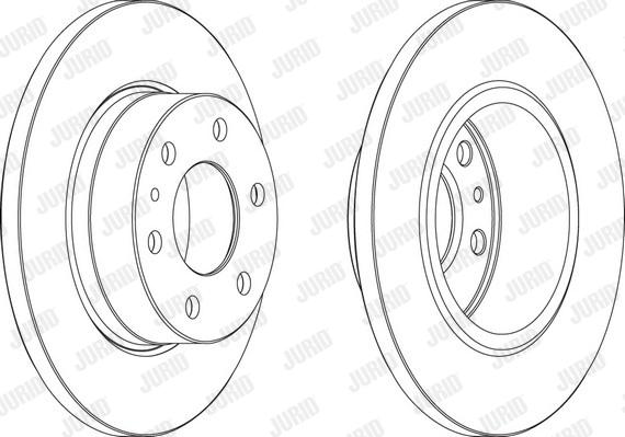 Jurid 569162J - Bremžu diski www.autospares.lv