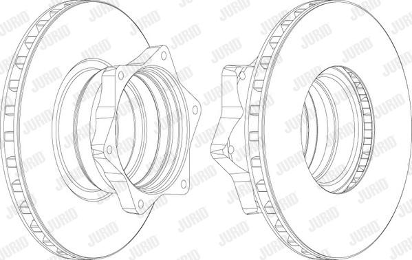 Jurid 569112J - Bremžu diski www.autospares.lv