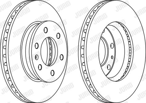 Jurid 569136JC-1 - Bremžu diski www.autospares.lv