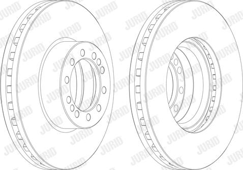 Jurid 569130J - Bremžu diski www.autospares.lv