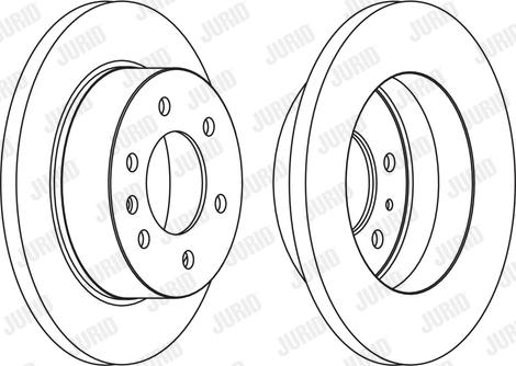 Jurid 569137JC-1 - Bremžu diski www.autospares.lv