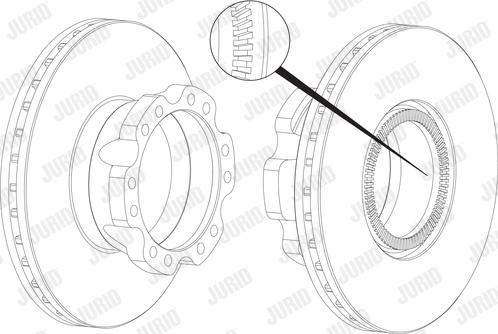 Jurid 569129J - Bremžu diski www.autospares.lv