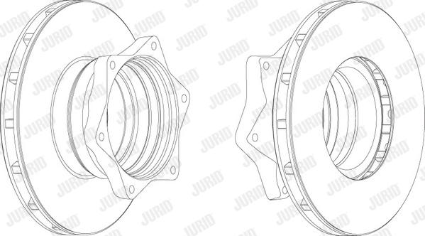 Jurid 569126J - Bremžu diski www.autospares.lv