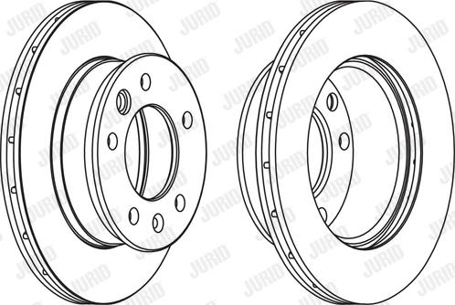 Jurid 569122JC-1 - Bremžu diski www.autospares.lv