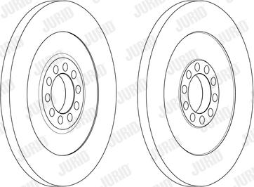 Jurid 569248J - Bremžu diski www.autospares.lv