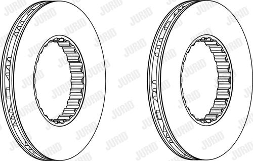 Jurid 569214JK - Bremžu diski www.autospares.lv