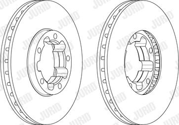 Jurid 569231J - Bremžu diski www.autospares.lv