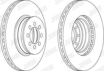 Jurid 569232J - Bremžu diski www.autospares.lv