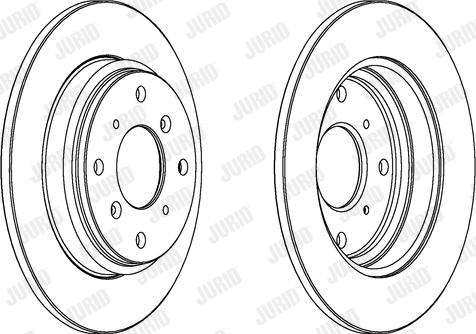 Jurid 561994J - Bremžu diski www.autospares.lv