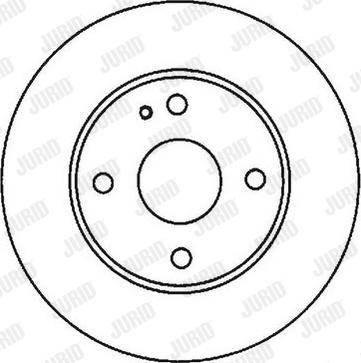 Jurid 561944J - Bremžu diski www.autospares.lv