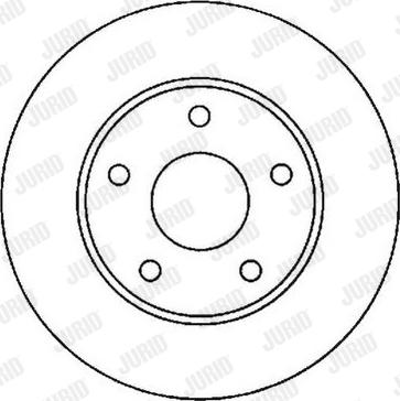 Jurid 561950JC - Bremžu diski autospares.lv