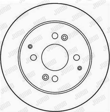 Jurid 561952J-1 - Bremžu diski www.autospares.lv