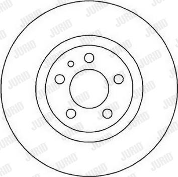 Jurid 561966J-1 - Bremžu diski www.autospares.lv