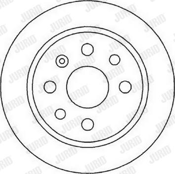 Jurid 561961J-1 - Bremžu diski www.autospares.lv