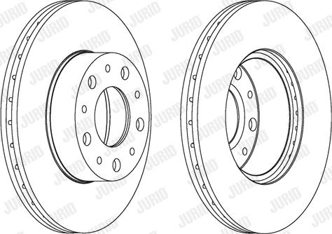 Jurid 561984J - Brake Disc www.autospares.lv