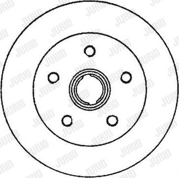 Jurid 561982J-1 - Тормозной диск www.autospares.lv