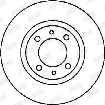 Jurid 562011J - Тормозной диск www.autospares.lv