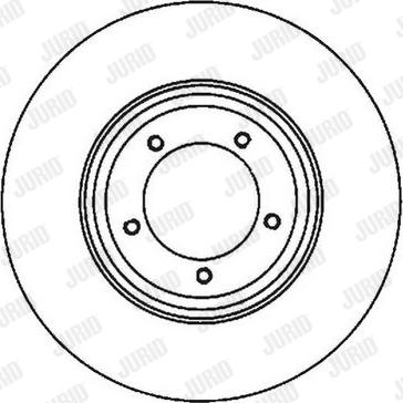 Jurid 561979JC - Bremžu diski www.autospares.lv