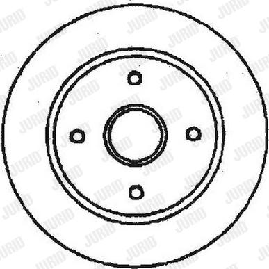 Jurid 561447J - Bremžu diski autospares.lv