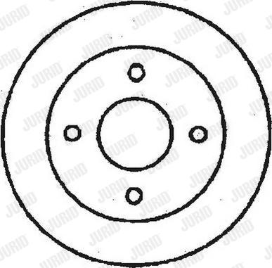 Jurid 561450J - Bremžu diski www.autospares.lv