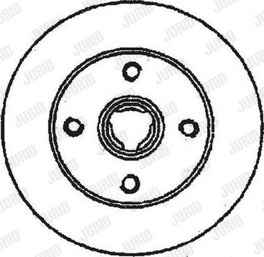 Jurid 561460J-1 - Bremžu diski www.autospares.lv