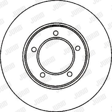 Jurid 561403J - Bremžu diski www.autospares.lv