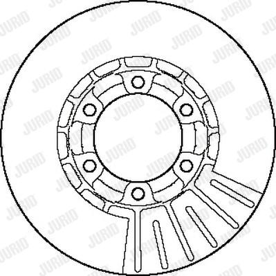 Jurid 561485J - Bremžu diski www.autospares.lv