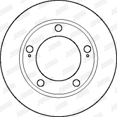 Jurid 561424J - Bremžu diski www.autospares.lv