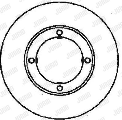 Jurid 561425J - Bremžu diski www.autospares.lv