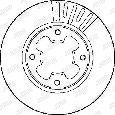 Jurid 561423J - Bremžu diski autospares.lv