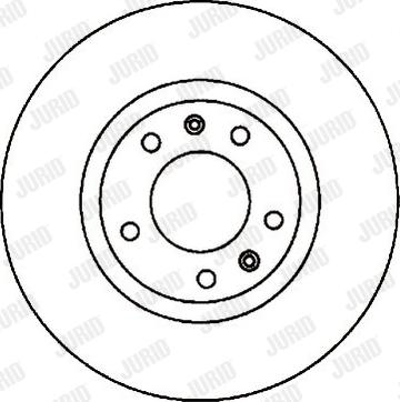 Jurid 561597JC - Bremžu diski www.autospares.lv