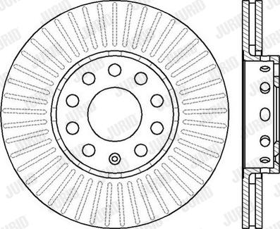 Jurid 561548J - Тормозной диск www.autospares.lv