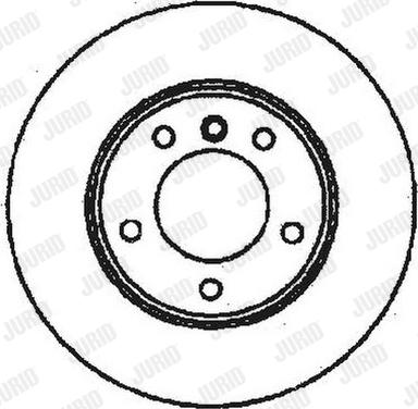 Jurid 561551J - Тормозной диск www.autospares.lv