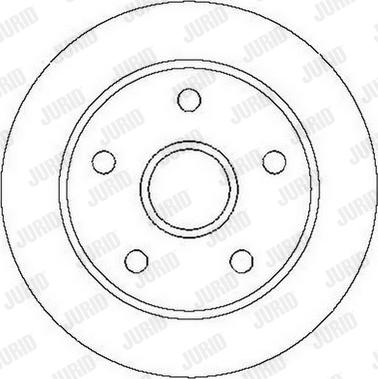 Jurid 561566J - Bremžu diski www.autospares.lv