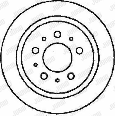 Jurid 561506J - Brake Disc www.autospares.lv