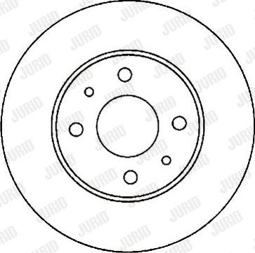 Jurid 561516J - Bremžu diski www.autospares.lv