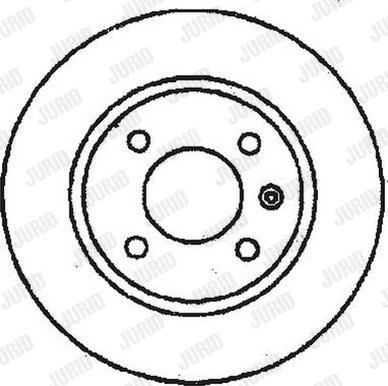 Jurid 561518J - Bremžu diski www.autospares.lv