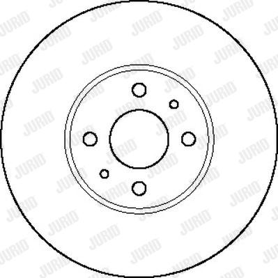 Jurid 561517J - Bremžu diski www.autospares.lv