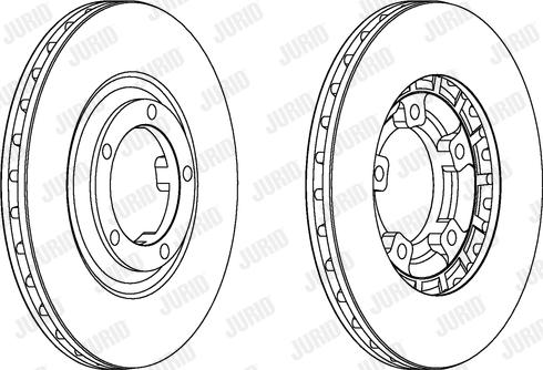 Jurid 561580J - Bremžu diski www.autospares.lv