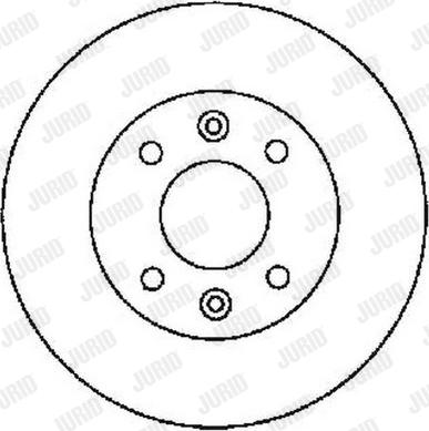 Jurid 561534J - Bremžu diski www.autospares.lv