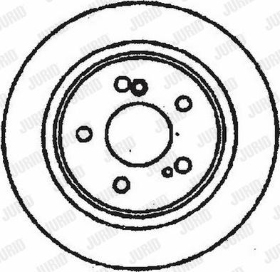 Jurid 561575J - Bremžu diski www.autospares.lv