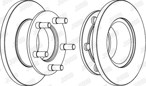 Jurid 561577J - Bremžu diski autospares.lv