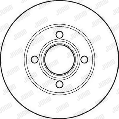 Jurid 561691J - Bremžu diski www.autospares.lv